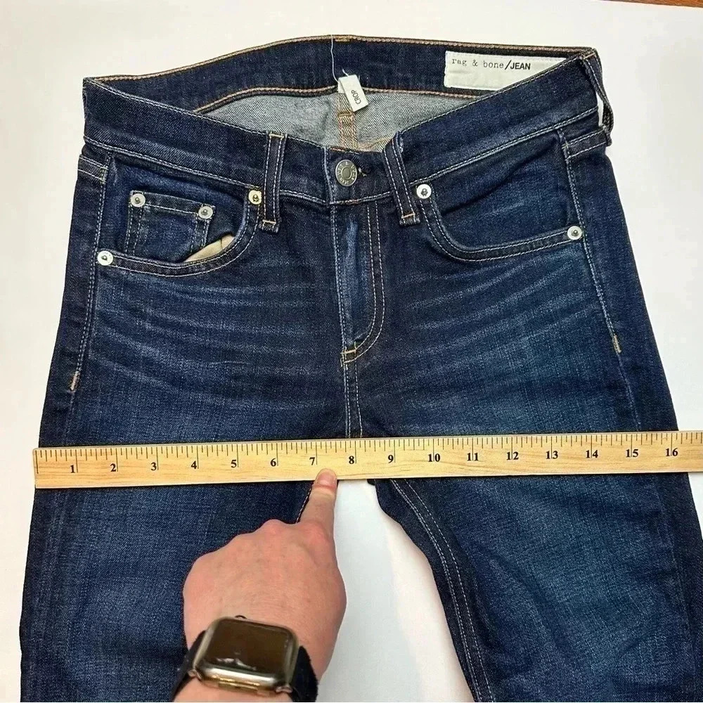 Rag & Bone Kylie Crop Jeans Serrano Size 24 - Picture 13 of 14